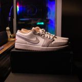  Air Jordan 1 Low Red College Grey 