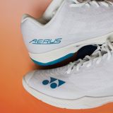  Giày cầu lông Aerus Z2 Men White Blue 