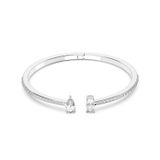  Swarovski Attract cuff Mixed cuts, White, Rhodium - S 