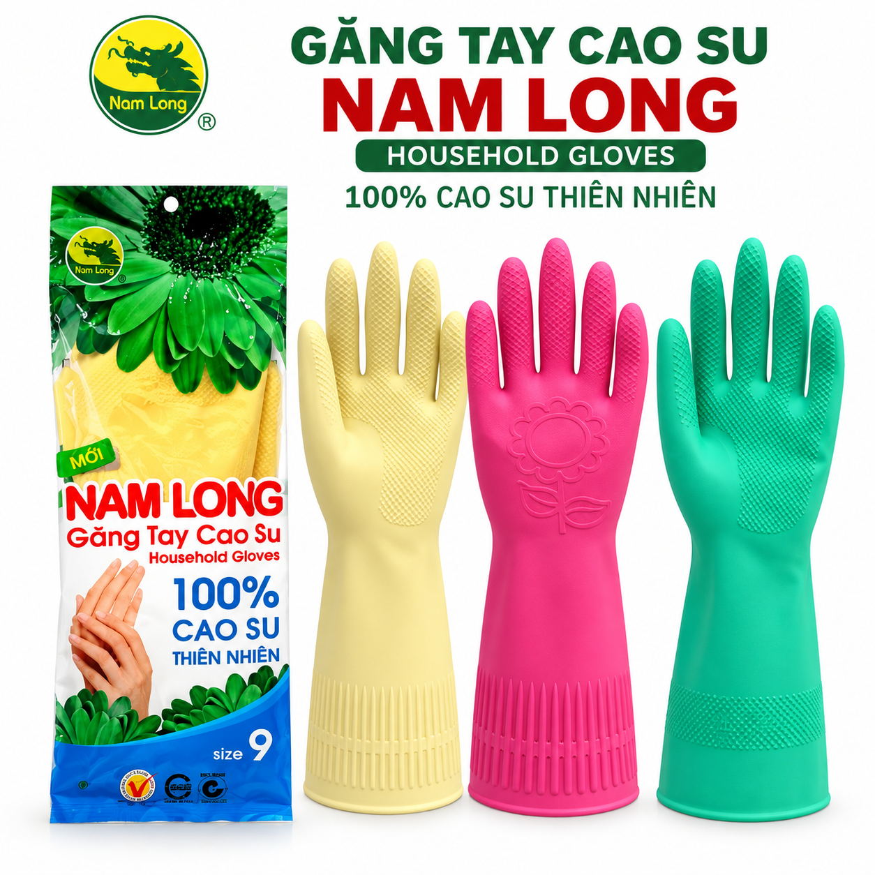 Găng tay cao su Nam Long