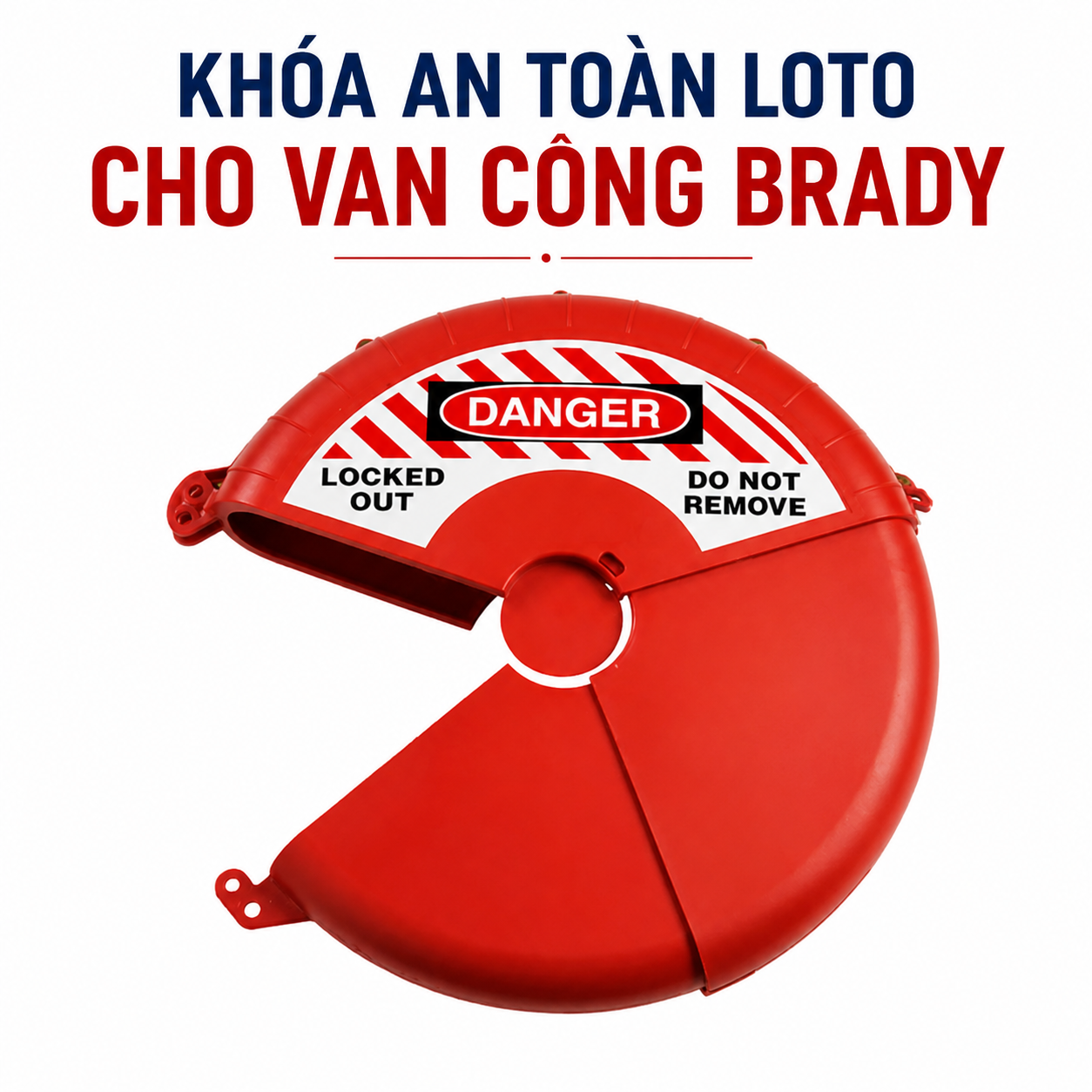 Khóa an toàn loto cho van cổng Brady