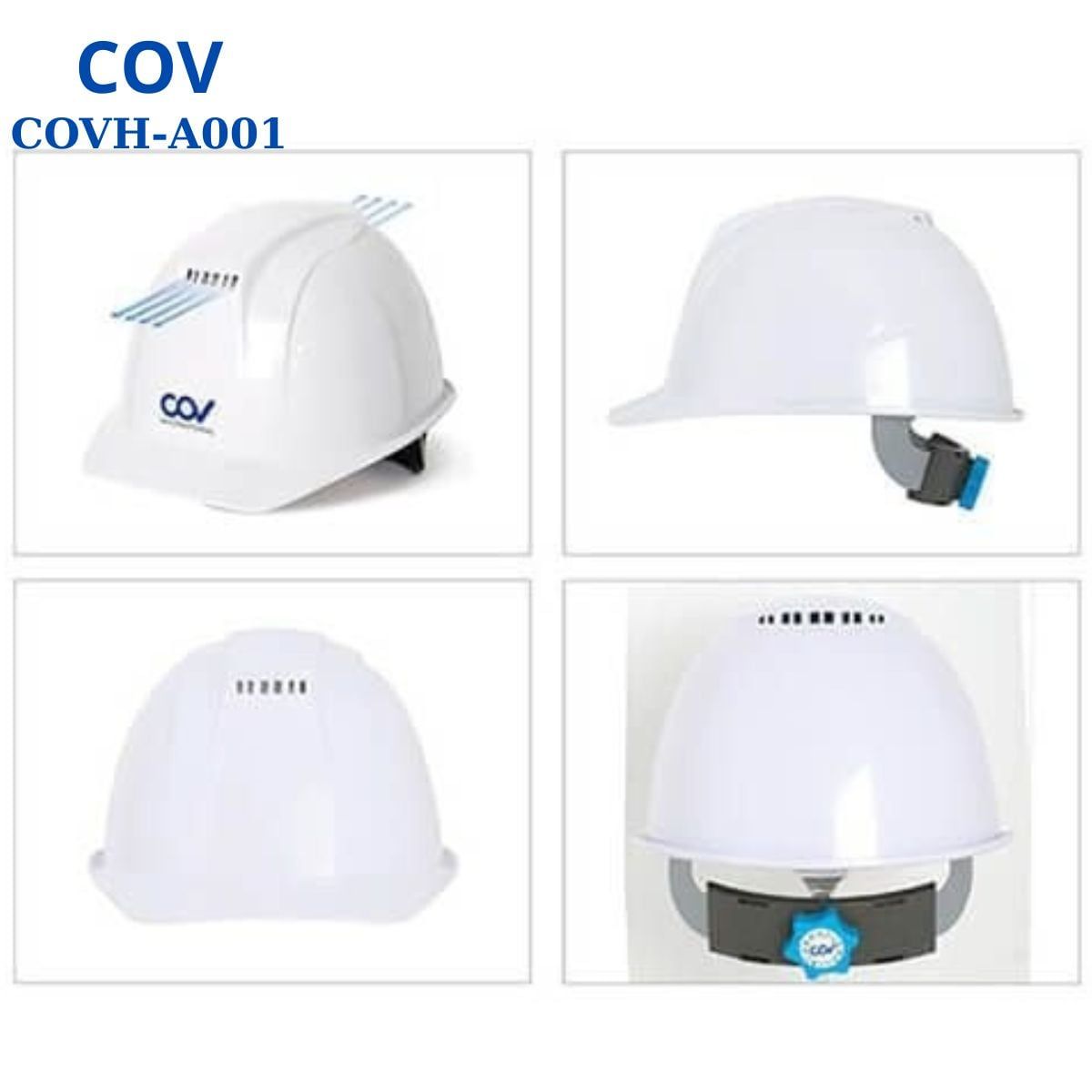 Mũ bảo hộ công trình COVH-A001 có lỗ thoáng khí
