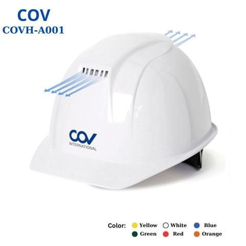Mũ bảo hộ công trình COVH-A001 có lỗ thoáng khí
