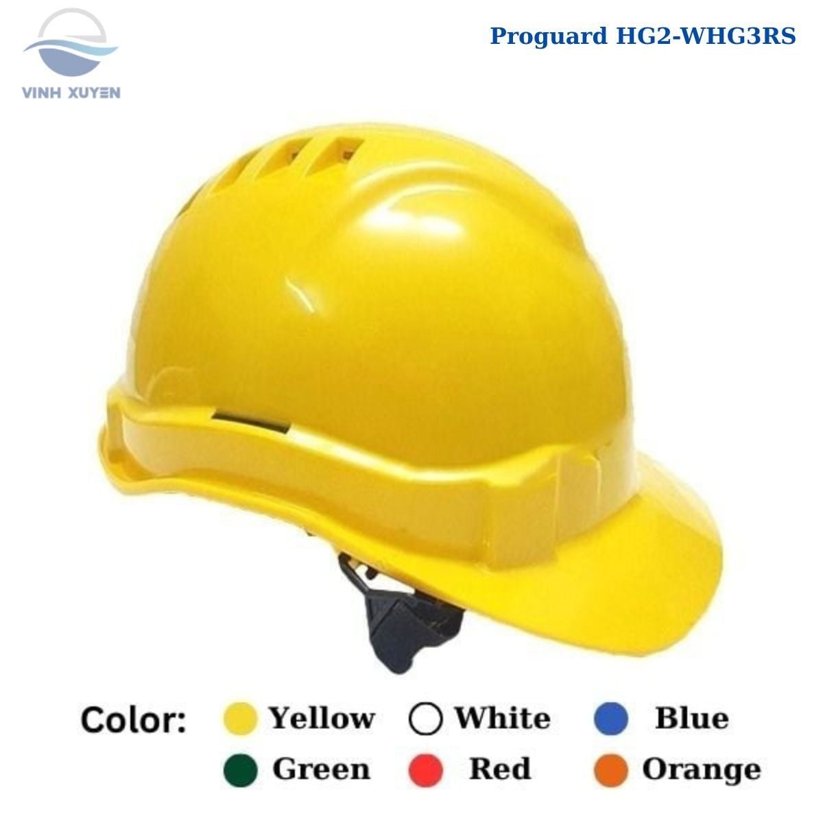 Mũ bảo hộ Proguard HG2‑WHG3RS có lỗ thoáng khí
