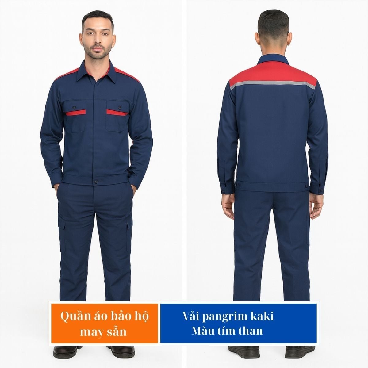 Quần áo bảo hộ may sẵn vải Pangrim mềm mịn VIN 11