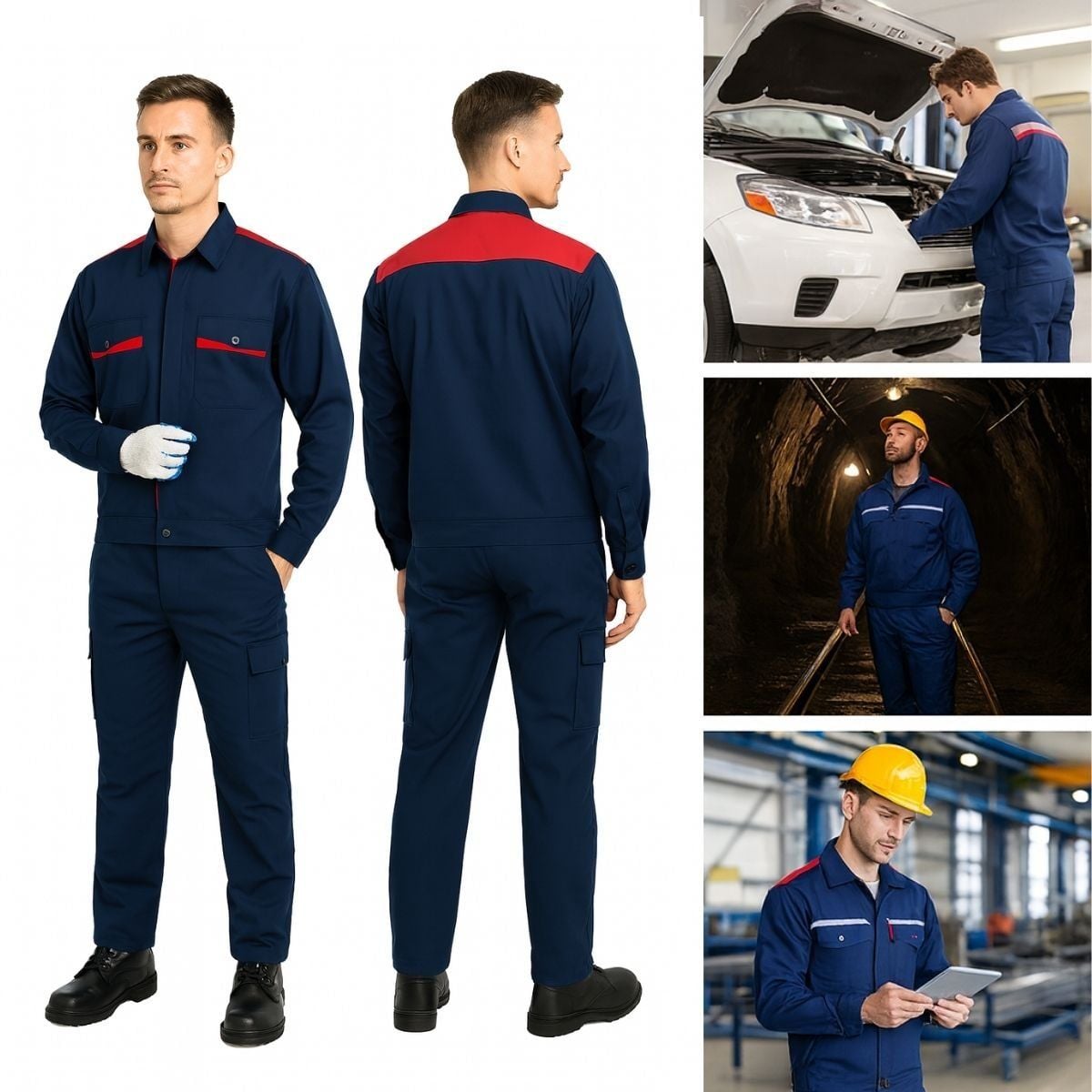 Quần áo bảo hộ may sẵn vải Pangrim mềm mịn VIN 11