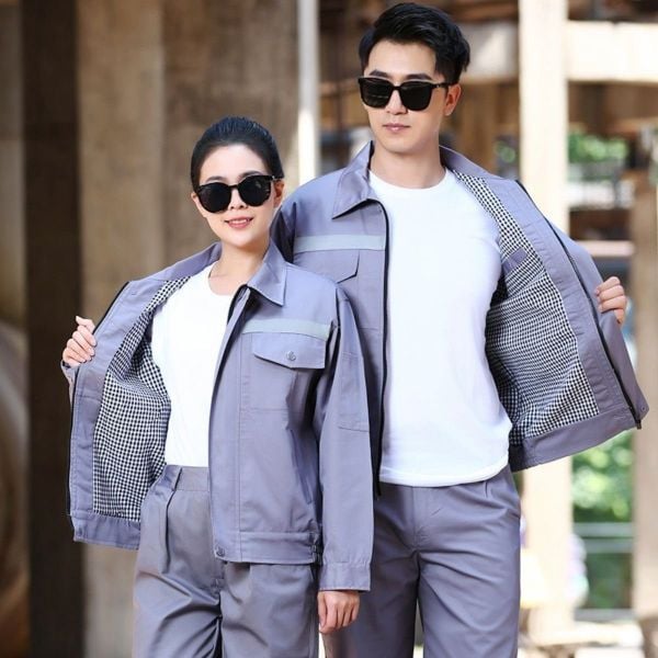 Quần áo bảo hộ thu đông dài tay 2 lớp