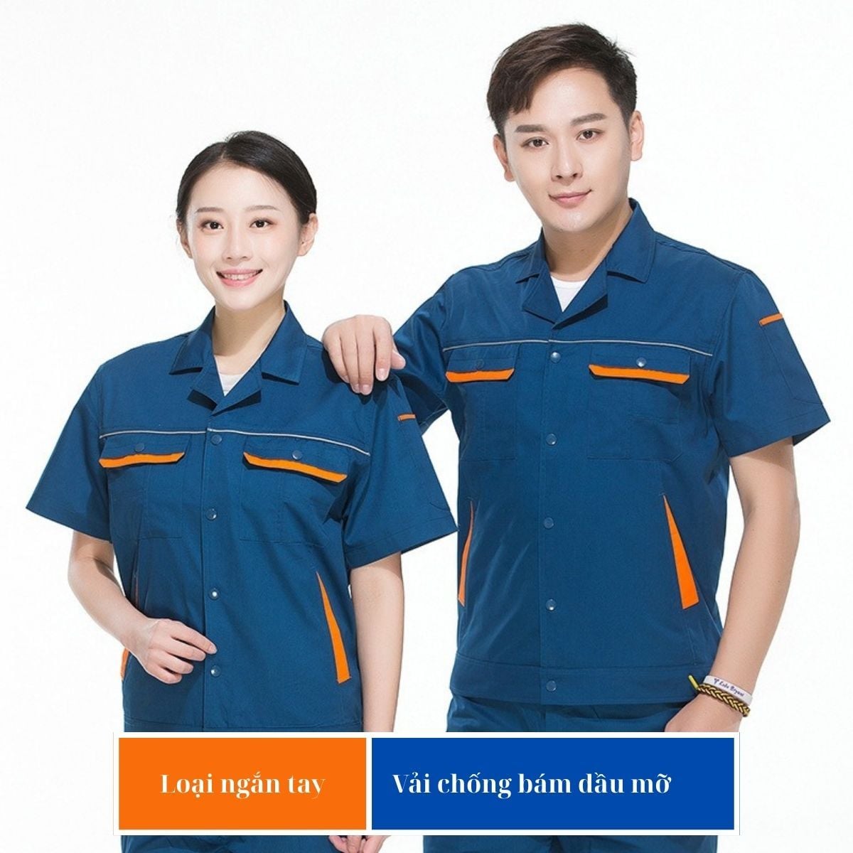 May quần áo bảo hộ chống bám dầu cho thợ máy thợ sửa chữa