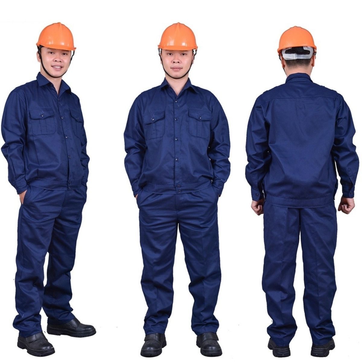 Quần áo bảo hộ may sẵn vải Kaki Nam Định (loại 1)