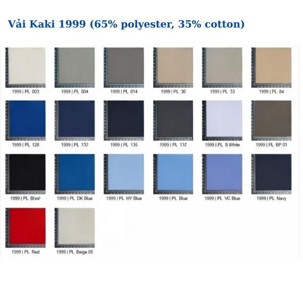 Vải kaki không nhăn không bai xù