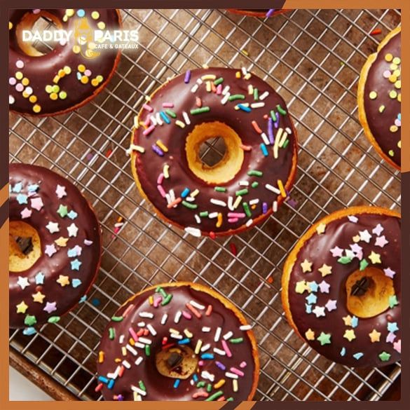 Bánh donut nhúng socola 35g
