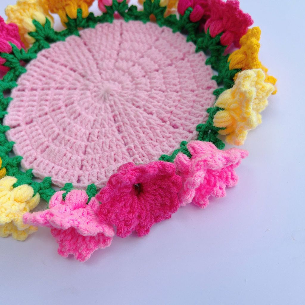 Thảm Hoa Mẫu 1 Size 23cm