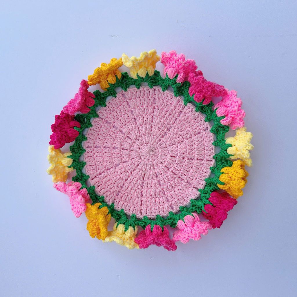 Thảm Hoa Mẫu 1 Size 23cm