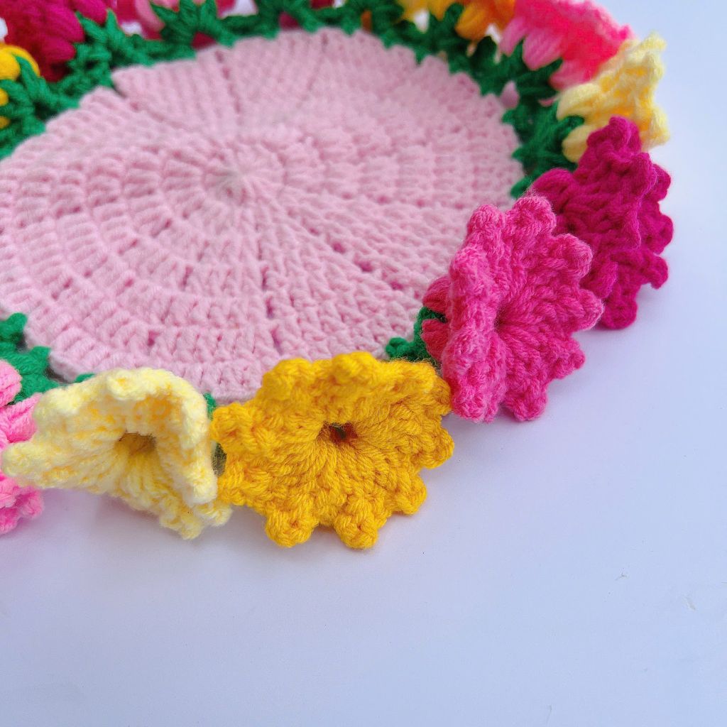 Thảm Hoa Mẫu 1 Size 23cm
