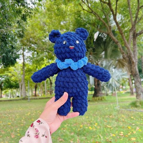 Thú Bông Gấu Xanh ( 25cm x 22cm )