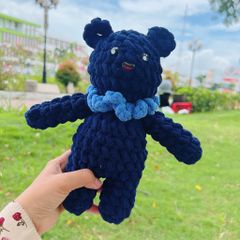 Thú Bông Gấu Xanh ( 25cm x 22cm )