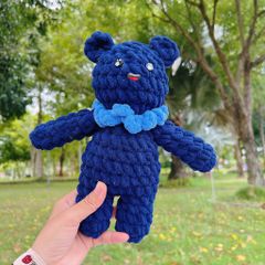 Thú Bông Gấu Xanh ( 25cm x 22cm )