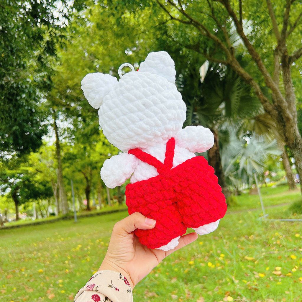 Thú Bông Hello Kitty (18cm x 27cm)