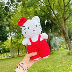 Thú Bông Hello Kitty (18cm x 27cm)