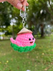 Móc Khóa Bé Sen Đội Nón Lá Size 6cm