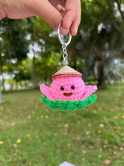 Móc Khóa Bé Sen Đội Nón Lá Size 6cm