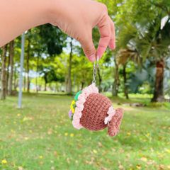 Móc Khóa Bó Hoa Mini Nhiều Màu
