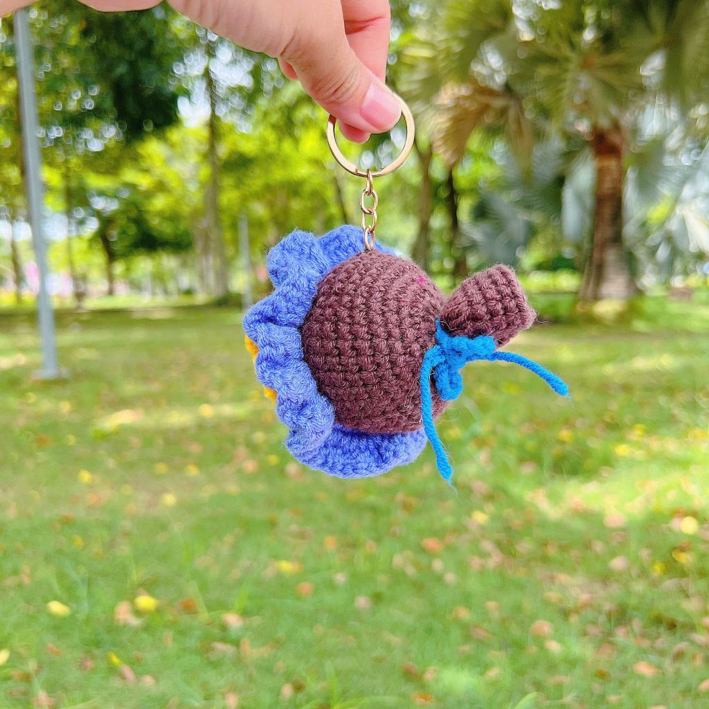 Móc Khóa Bó Hoa Mini Hướng Dương