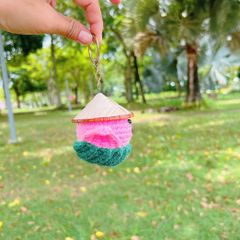 Móc Khóa Bé Sen Đội Nón Lá Size 8cm