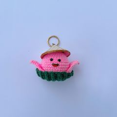 Móc Khóa Bé Sen Đội Nón Lá Size 8cm