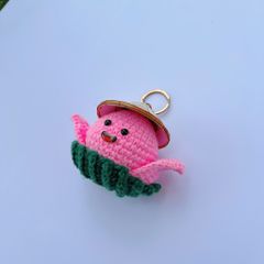 Móc Khóa Bé Sen Đội Nón Lá Size 8cm