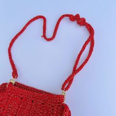 Túi Để Điện Thoại Đỏ Kim Tuyến