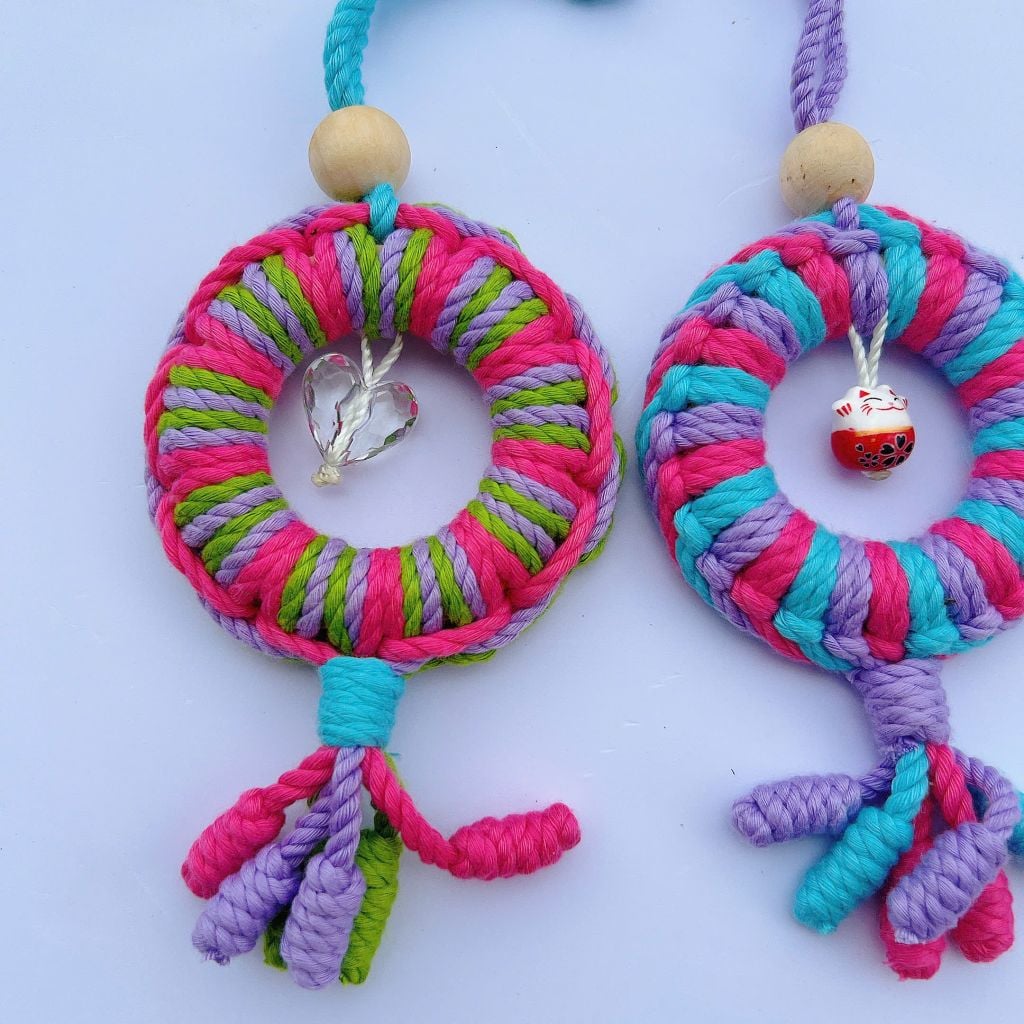 Macrame Móc Khóa Mẫu 2