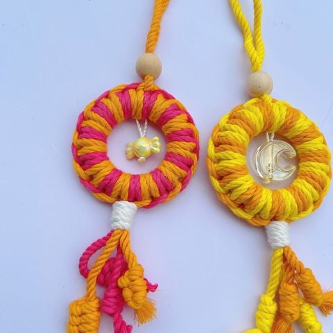 Macrame Móc Khóa Mẫu 12