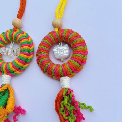 Macrame Móc Khóa Mẫu 11