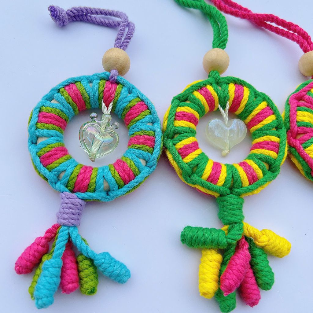 Macrame Móc Khóa Mẫu 10