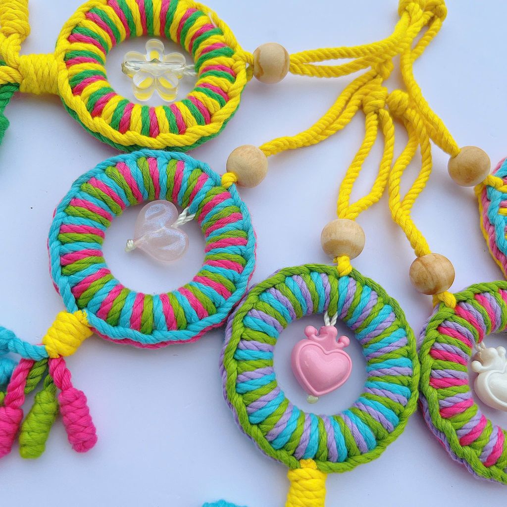 Macrame Móc Khóa Mẫu 3