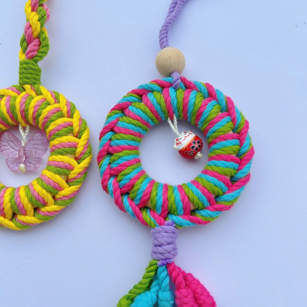 Macrame Móc Khóa Mẫu 9