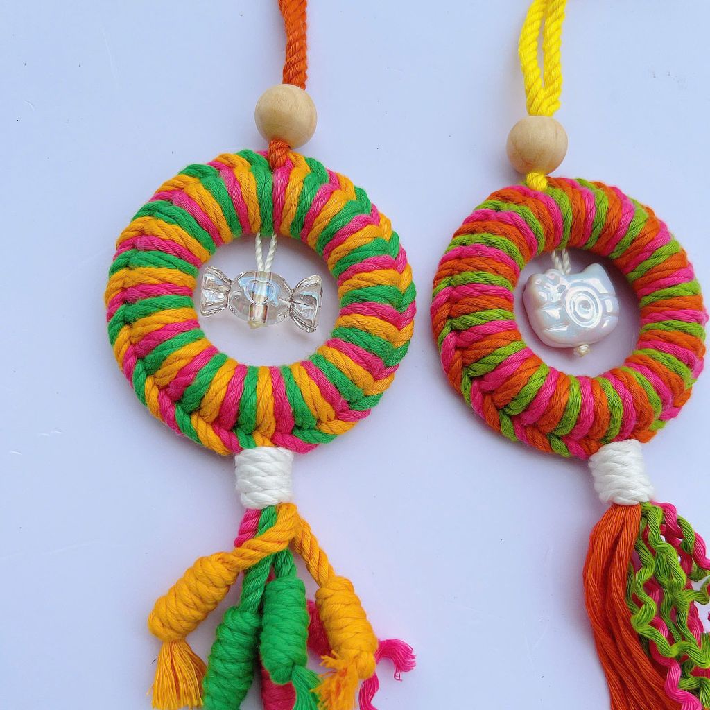 Macrame Móc Khóa Mẫu 11