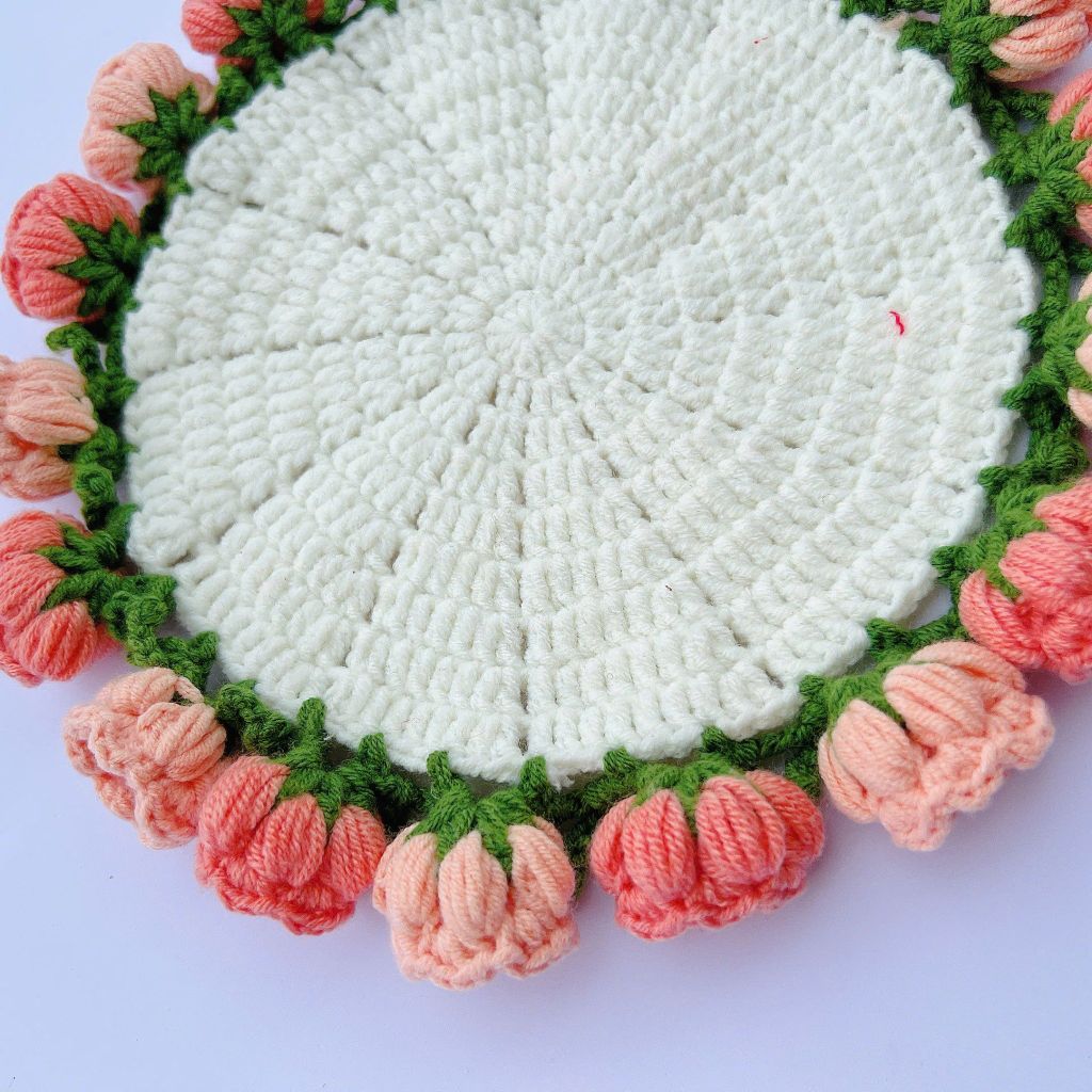 Thảm Hoa Mẫu 5 Size 23cm