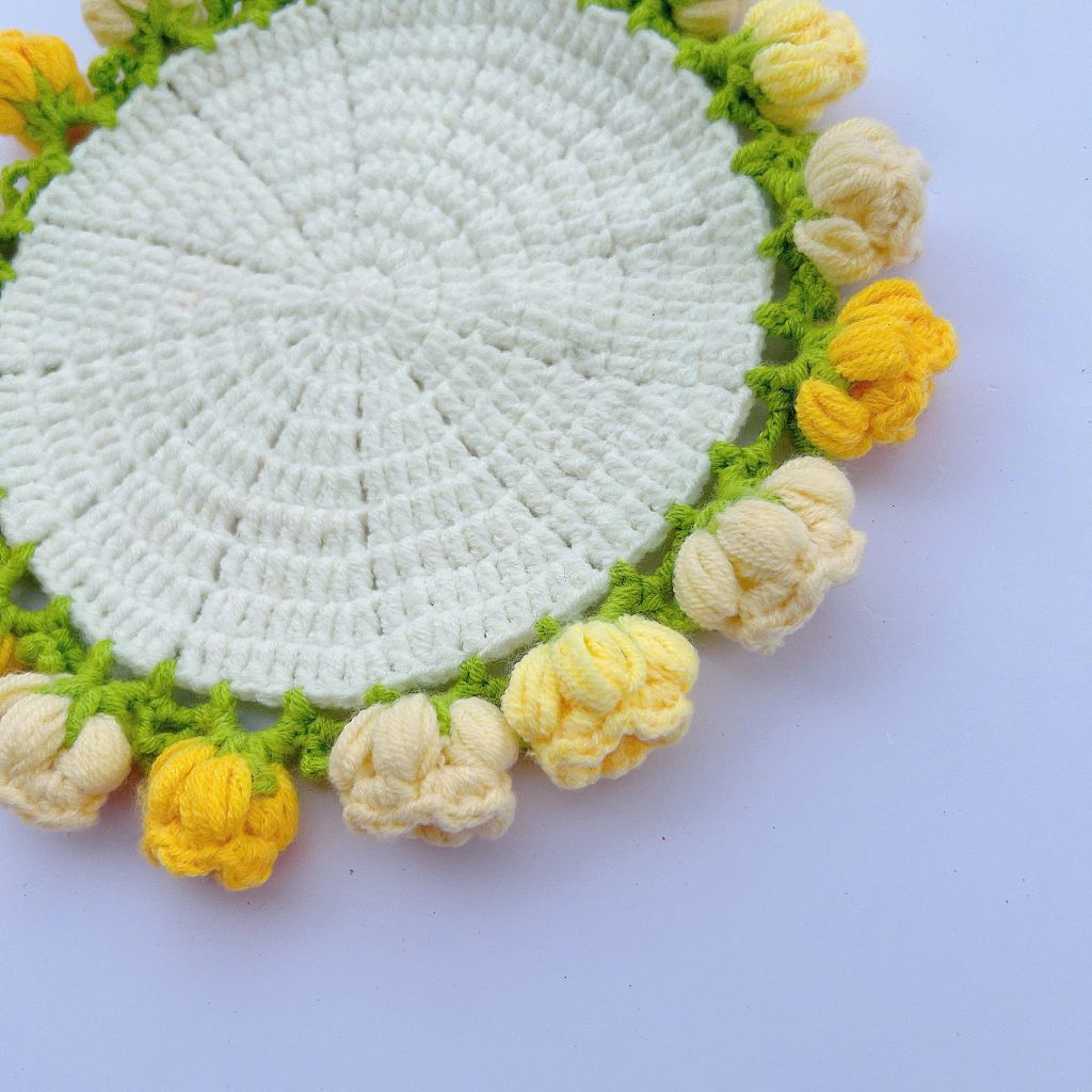 Thảm Hoa Mẫu 6 Size 23cm