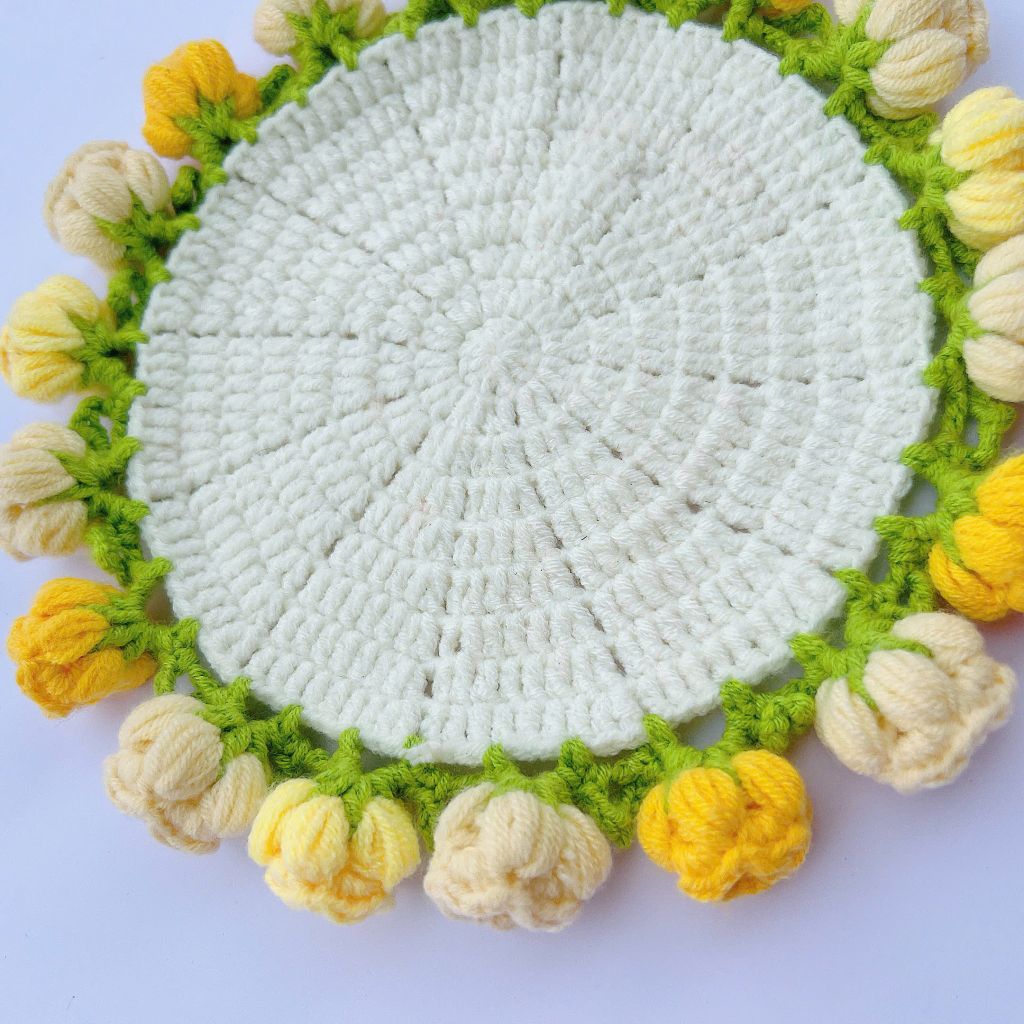 Thảm Hoa Mẫu 6 Size 23cm