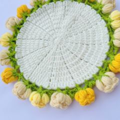 Thảm Hoa Mẫu 6 Size 23cm