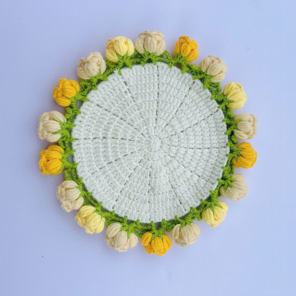 Thảm Hoa Mẫu 6 Size 23cm