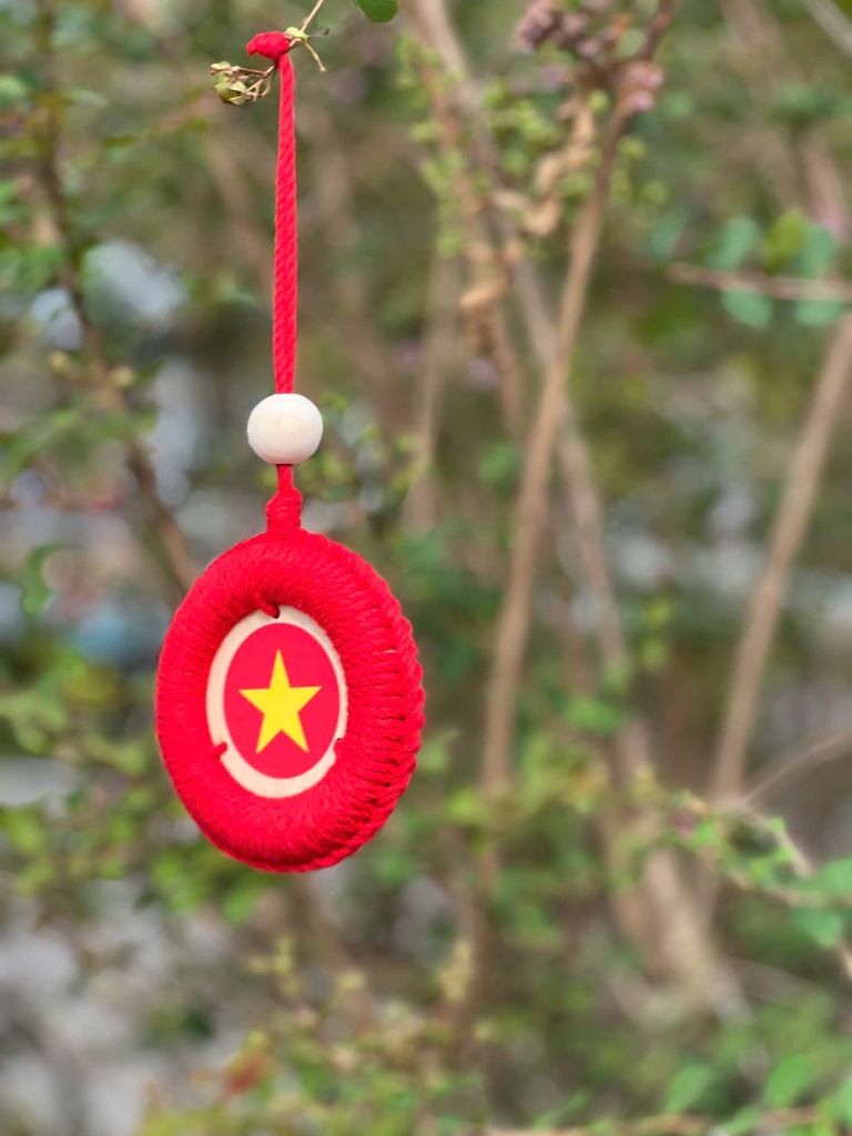 Macrame Vòng Tròn Cờ 10cm