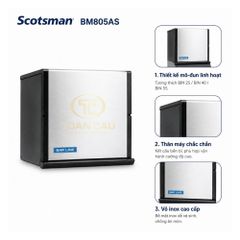 Máy làm đá viên Bar Line Scotsman BM805