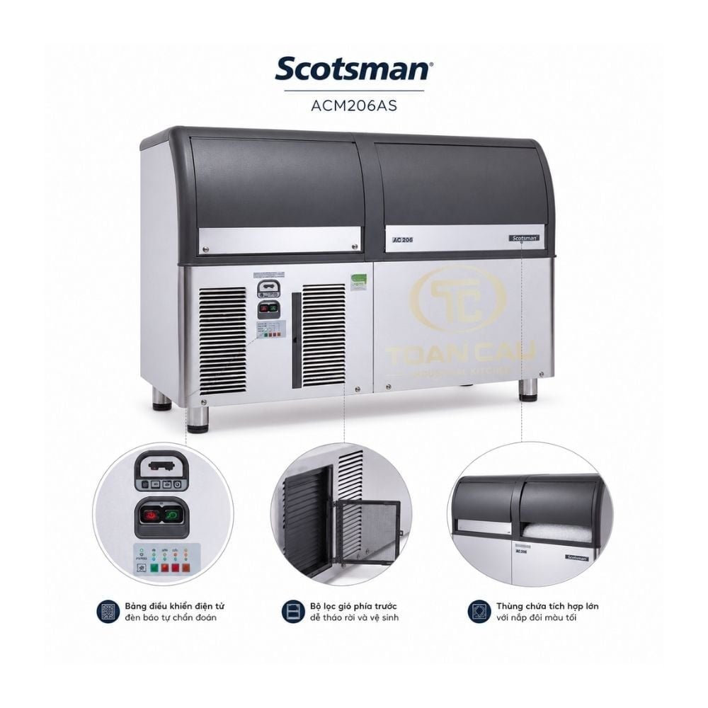Máy làm đá viên Scotsman ACM206AS