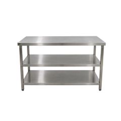 Bàn chặt inox có 2 giá phẳng TC-BC2GP