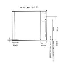 Máy làm đá viên Bar Line Scotsman BM805