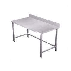 Bàn bếp inox có thành sau TC-BB01T
