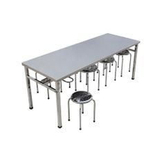 Bàn ghế ăn inox